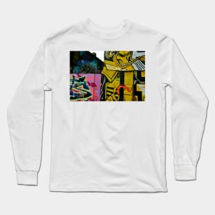 Street Art Graffiti Digbeth Birmingham UK Long Sleeve T-Shirt